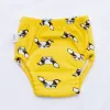 Pantolon 4pcs/lot bebek pamuklu su geçirmez pantolon bebek bezi yeniden kullanılabilir bez bebek bezi yıkanabilir bebek çocukları iç çamaşırı pantolon