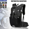 Riding Backpack Motorcycle Bike Helmet Backpack Female Bicycle Rider Waterproof Travel Bag Men's Large Capacity