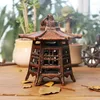 Titulares de velas Courtyard Vintage Cast Crafts Crafts Hexagonal Lanterns Candlestick Cera Titular