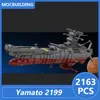Uzay Savaş Gemisi Yamato 2199 Yıldız Blazers Model MOC Yapı Taşları DIY Montaj Tuğlalar Eğitim Noel Oyuncak Hediyeleri 2163 PCS