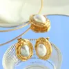Brincos de colar Conjunto de jóias Oudianya xl80-eh223 Francês IMATIONE
