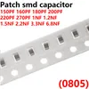 500 pcs 0805 Patch SMD -condensator 100NF 220NF 470NF 680NF 1UF 2.2UF 1NF 1.2NF 2.2NF 3.3NF 6.8nf 15nf 22nf 33nf 47nf 68nf 82nf