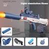 Sable Player Water Fun New Water Gun Gun Electric LED SPUT FIRE QBZ95 PISTOL TIRAGE TOY FULLET AUTALATIQUE AUTAL TOUTIL PLACE DE BACK POUR LES ENFANTS GARPS GUITS ADULTES L47