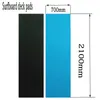 2100mm x700mmx5mm News Surfboard Black/Blue Eva Deck Pad 3M Lim Surf Pads Yatch Deck Padle Sup Board Kayak Accessories