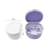 Faux Boîte dentaire Baignoire dentaire Bath Bath Orthodontic Retainer Braces Box Box Conteners Portable Oral Hygiène Supplies Organisateur