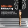 Huhao 나선형 볼 코 테이퍼 테이퍼 엔드 밀 HRC55 텅스텐 솔리드 카바이드 CNC 엔드 밀 4mm 6mm 8mm 3D 조각 비트 목재 금속 도구