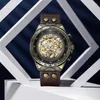 Orologi da polso squisito artigianato guarda interessante uomo di alta qualità in bronzo di alta qualità elegante