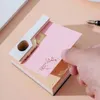 OmoShiroi Block 3D Notepad Söt kaninanteckningar Three-Dimensional Rabbit Memo Papps Notes Kawaii Desk Decoration Accessories 240411