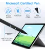 Caneta de caneta magnética para Microsoft Surface Pro 4 5 6 7 8 9 x superfície go 1 2 3 Livro 3 Laptop Studio Smart Pen Touch Desenho Lápis