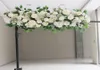 Flone Искусственные фальшивые цветы Row Свадебная арка цветочное украшение на сцене на фоне арки подставки Decor Flores Accessories8360863