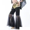 Stage Wear Belly Dance Mesh Flared Pants Costume Accessories Performance Prop Y Tassel Sequins Drop Delivery Apparel Otyj0