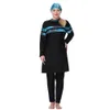 2024 Moslim Swimwear Islamitische Volledige omslag Afdrukken bescheidenheid Plus Maat Summer Beach Zwemslijtage Arabische vrouwen strandkleding Burkini zwempak