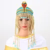 Costumes d'Halloween Pharaon antique Égypte roi égyptien Cléopâtre reine accessoires de costumes prêtre cosplay vêtements pour hommes wome