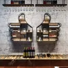 Scaffali di lussuoso stoccaggio del bar muro a muro di liquore nero mobili da vino ristorante soggiorno casa mueble para vinos bar ornamenta