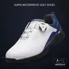 PGM Men Golf Shoes Waterproof Sports Sneakers Man Breathable Casual Golf Athletic Footwear Anti-skid Training Shoes Buckle Knob