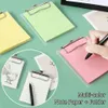 School Office Levert studenten Memo Pad Gift Notebook Notepad A6 Folder Board Opmerking Paper