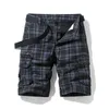 Men Shorts Fashion Plaid Beach Shorts pour hommes Camo Camou Camouflage shorts Military Short Pantal