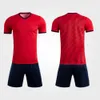 Novo futebol sportswear cenar para adultos infantil time uniforme de time de mangas curtas letras imprimíveis para impressão