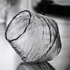 SCHEDE DI VINO 1 CPC Giapponese fatti a mano martellato whisky in vetro di succo da calore tazza di succo di liquore whisky cristallo tazza