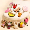 1pcs Charms Desserts mexicains Accessoires de chaussures pour les baskets Classic sandales décorer pour les charmes de fête pour les cadeaux de filles