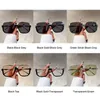 Outdoor Eyewear Brand Design Oversized Sunglasses Vintage Trendy Fashion Ins Half Metal Frame Square Shades For Women & Men