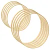 10pcs 10-30 cm broderie en bois Cross Crost Bamboo Hoop pour kit Ring Broiderie Cadre Chéchant Grands outils de couture Accessoires décor