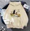 Kawaii Anime Funny Cartoon Studio Ghibli Totoro Hoodies Sorto Menino Mulheres Harajuku Top Pullover Sportwear Casual Capuz quente Y17751806