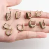 1 Piar Antique Bronze /Gold/Silver Color Earrings Hooks Clasps for DIY Woman Handmade Gothic Jewelry Making Accessories