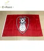 Англия Rotherham United FC 35FT 90CM150CM Полиэфир EPL Флаг Украшение Flying Home Garden Flags Праздничные подарки3583531