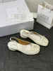 Projektant balerina baletki sandały butów swobodne buty tabi luksurys Summer MM6 balet buty balev płaskie skórzane kostki obcasy owczyste cielę seksowne sportowe kapcie 35-41