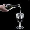 Disposable Cups Straws 12pcs Transparent Party Plastic Storage Cup For Wedding Birthday Glasses