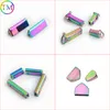 10-50 st Rainbow Metal Decorative End Clips Durable Bag Side Edge Hang Buckle Anchor Link Hanger Clämms Hårdvarutillbehör