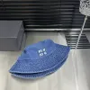 Trendy gewaschener Designer Eimer Hut Strandhüte für Frauen Mann Sonne verhindern Buchstaben Baseball Caps Beanie Baseball Cap Outdoor Sunhat Freizeit