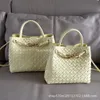 Venetas Venetas ANDIAMO Lady Sac Designer Bottgas Sacs en cuir en cuir Capacité métallique Corde boucle TOTE TOVÉ