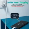 7A 100W USB Type C Кабельный шнур быстро зарядка для Xiaomi Poco F3 F4 Huawei P30 Redmi Note 12 Realme Oppo OnePlus Зарядное устройство