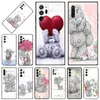 Dla Samsung Note 20 10 9 8 A32 A33 A34 A41 A42 A51 A52 A54 A53 A71 A72 A73 A31 A14 Cute Bear Teddy Soft Telefon Cover Case Case Case Case Cover