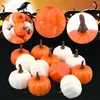 Decorative Flowers 24pcs Mini Fall Wedding Artificial Pumpkin Foam Home Garden Table Centerpiece