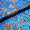 2/5m Peony Pattern Brocade Fabric Imitation Silk Satin Cloth Material DIY Sewing Handmade Patchwork Fabric 240327