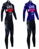 2023 team degli Emirati Arabi Uniti Ciclaggio in bicicletta 20d pantaloni per giacca Bicyle MTB MTB Winter Maillot Termal Fleece Downhill Pro Mountain Bike Abite 6251061