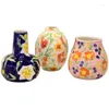 Vases Hand-painted Ceramic Vase Retro Style Living Room Decoration Dovetail Orchid Flower Home