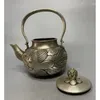 Figurines décoratives Chine Copper blanc Archaïze Phoenix Teapot Crafts Statue
