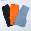Spodnie damskie capris ogólnie dla kobiet wiosna moda chłopak luźne dawne towary joggingowe spodnie Hip Hop Street Ubranie Orange Spodery Fe C240411