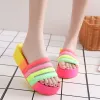 Summer One Word Drag Flash Drill Loose High h Bear Slippers for Women Cute Womens Slippers Boots Slippers for Men And Women