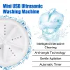 USBケーブル付きミニ超音波洗濯機は、汚れ洗濯機衣料品の洗濯洗浄機の多機能を除去します