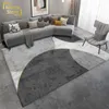 Tapis abstrait moderne Grey Grey Geometric Carpet Tappet Coupure personnalisée Papier long pour le couloir Entrée Mat de sol de la salle de bain