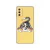 Bernese Mountain Dog Black TPU Hülle für Samsung Galaxy F23 M12 M22 M23 M32 4G M52 5G M30S M21 A04S