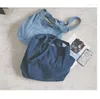Bolsa 2024 bolsa feminina de jeans super grande bolsas de compras no estilo japão