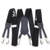 Factory Direct Men's and Women Suspenders 3 0 115cm Sex Clip Character Webbing Six Clip Wide Strap F29294B