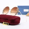 Luxury designer Sunglasses for women Fashion Attitude UV400 Protection Lens Square Full Frame Gold Color Plated Side Logo Gold Sunglasses New Come With box1949