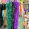 2Mètre coloré autruche plume boa soft autruche panache écharpe pour le mariage jupes shwal de merde accessoires de couture décoration